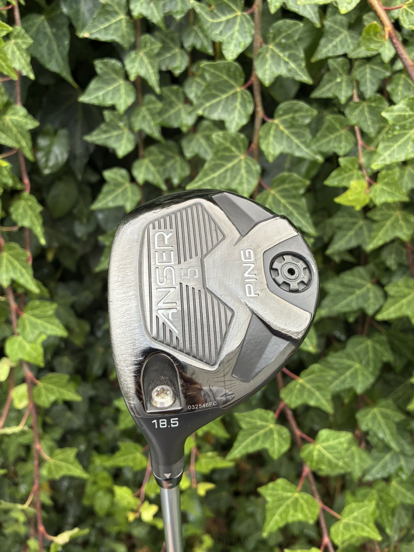 LH — PING Anser 18.5° 5 Wood — Stiff Flex