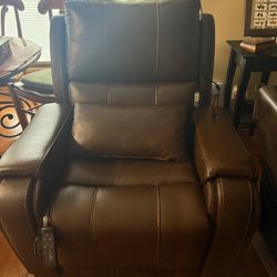 New Power Lift Leather Recliner Chair w/ Heat & Massage