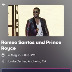 Romeo Santos Tickets For Sale 