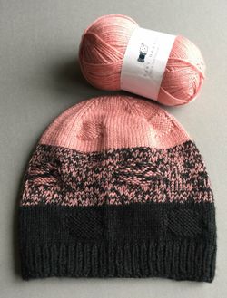 Knitted baby hat