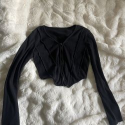 Black Crop Top