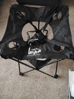 Folding Portable Camp Chair with Cup Holders