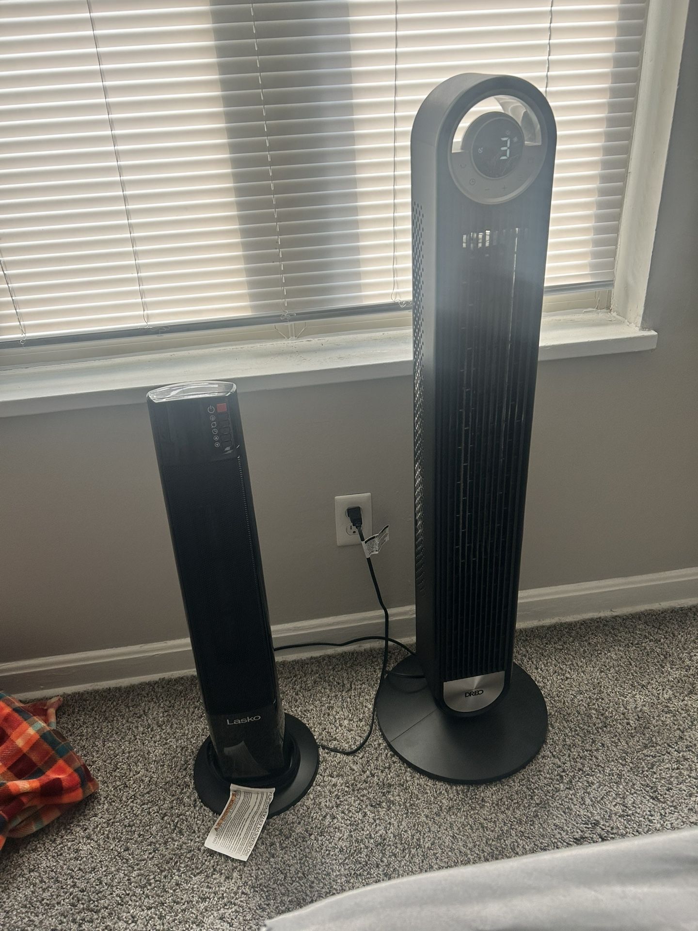 DREO fan/ LASKO space heater