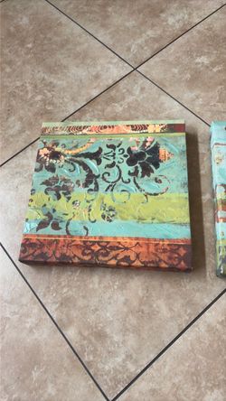 Three-piece wall decor
