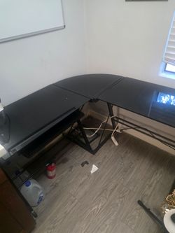 L shaped desk