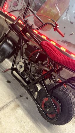fully built mini bike 212 predator block