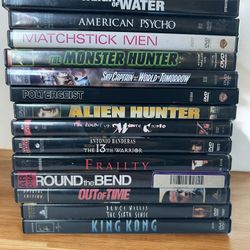 DVD Movie Lot of 14 Drama Action Horror 80s 90s