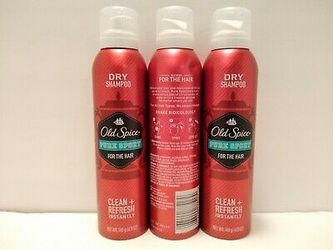 3x Old Spice PURE SPORT Dry Shampoo