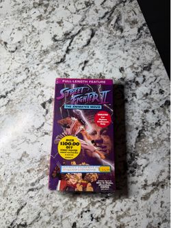 Street Fighter II: The Animated Movie VHS Unrated Edition