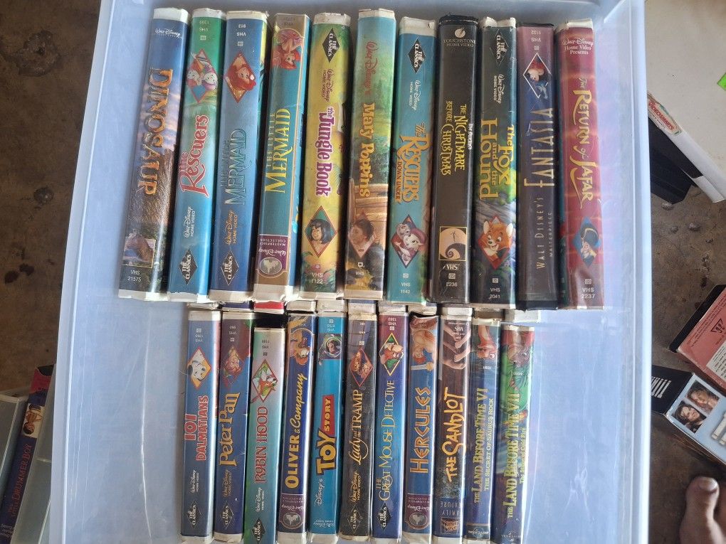 Original Disney Vhs Tapes