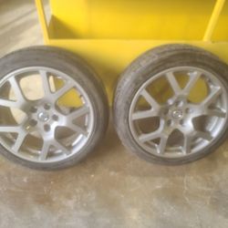 Nissan 18" Rims And Tires