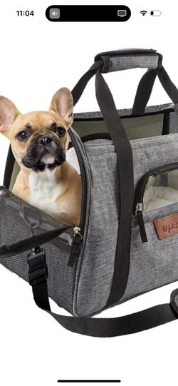 Petlo Pet Carrier Bag with Mattress Grey, Airplane Approved NEW