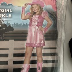 Girls Cowgirl Costume (size 4-6)