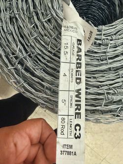 Barbed wire