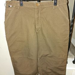 CARHARTT FRC CARPENTER BROWN PANT 