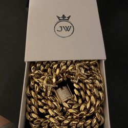 14mm Cuban link set (iced out lock)