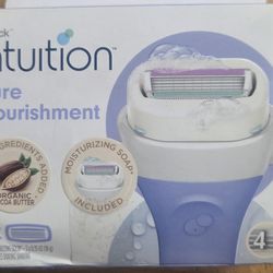 Schick Intuition Refill, Pure Nourishment Razors for Women | Intuition Razor Blades Refill with Organic Cocoa Butter, 3 Count (Pack of 1)