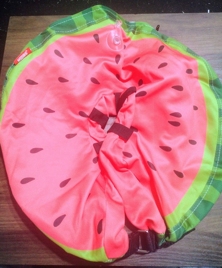 MiDog Soft Inflatable Watermelon Dog Collar Cone