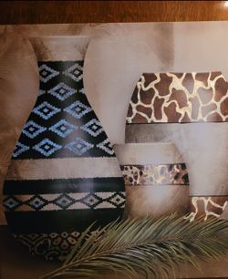 African canvas art