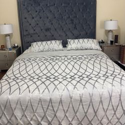 Good Condition King Bed .  Firm Price