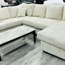 Cream U Shaped Sectional Finance Available No Credit Needed 