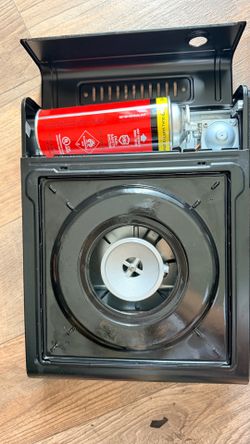 Ozark Trail 2-in-1 Butane Grill Stove – Used Once, 2 Fuel Canisters Included