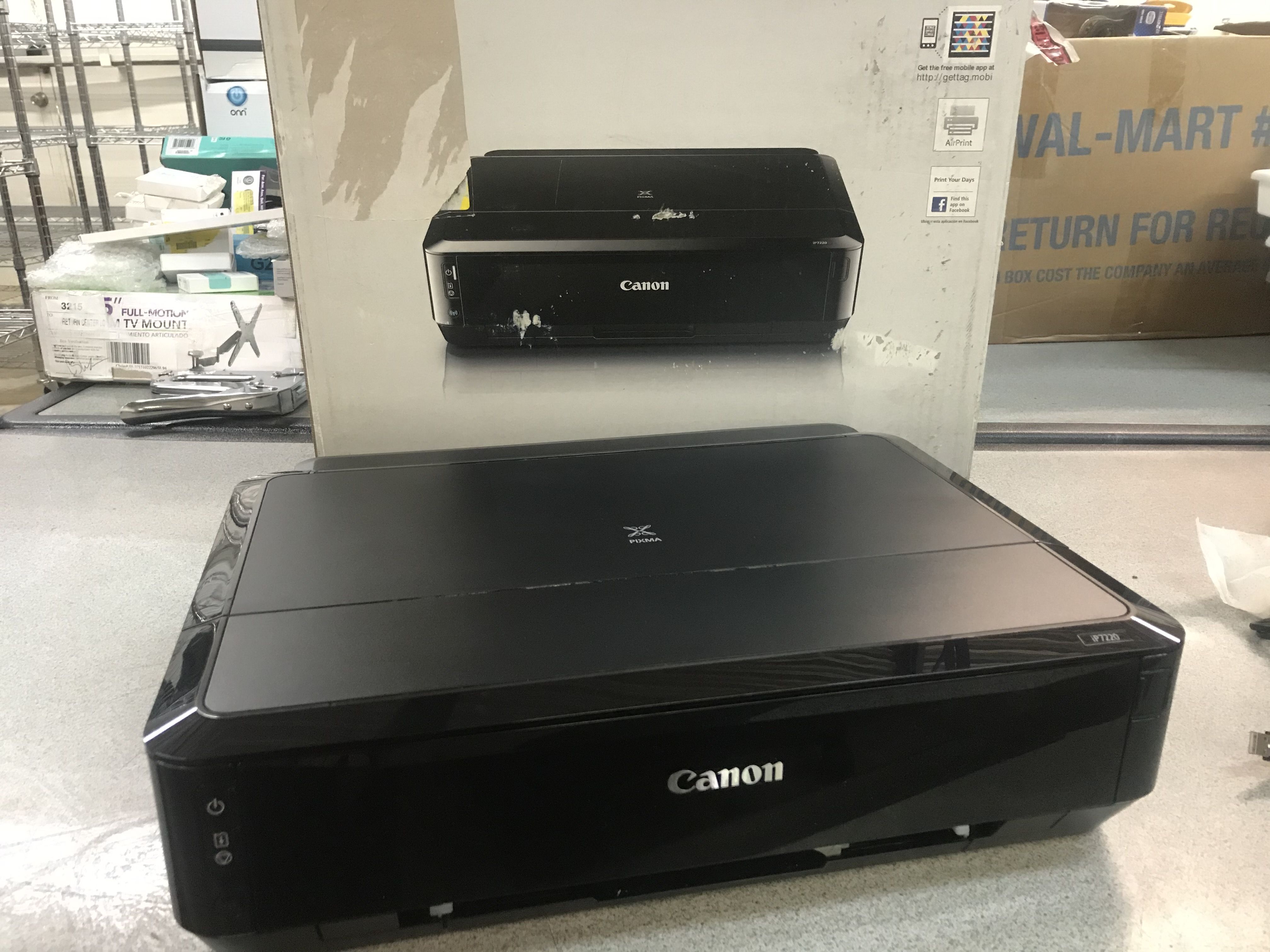 Canon Pixma Ip7220 Inkjet Printer Wireless Mobile And Bddvdcd Printing 150 Black Ipm 100 0365