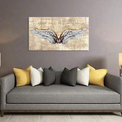 Angel Wings Wall Canvas
