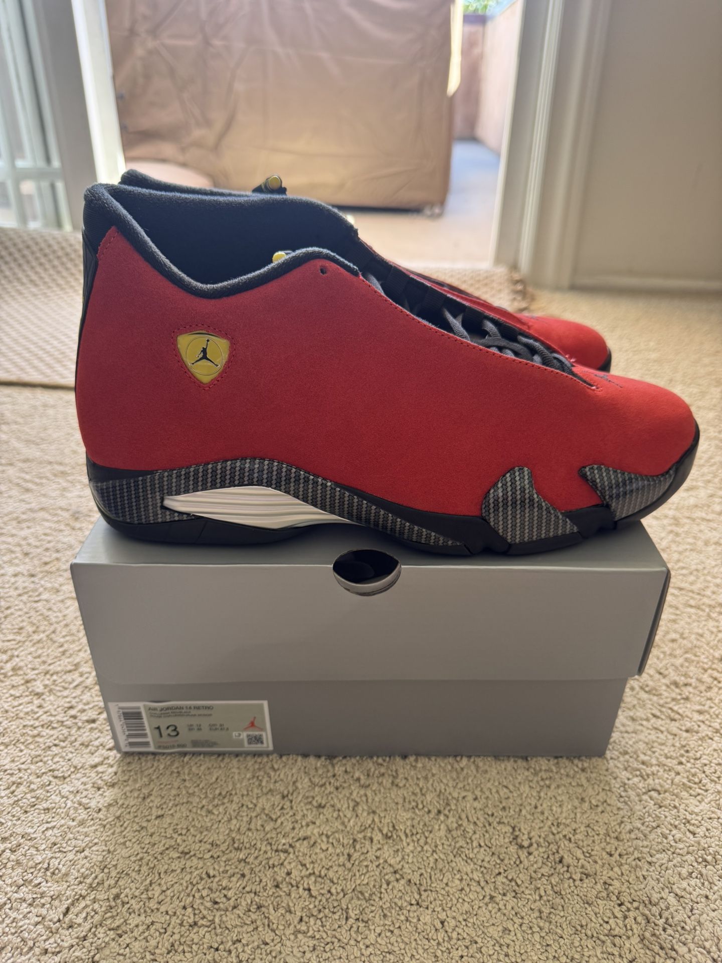 Jordan 14 Ferrari Size 13