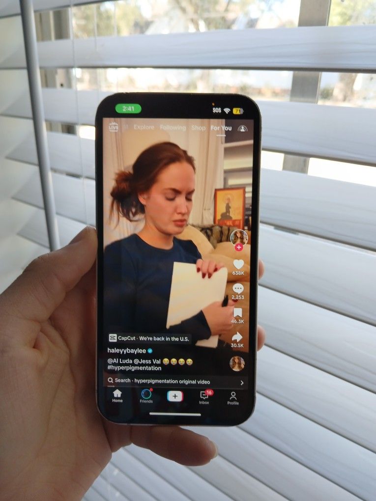 IPhone 13 with TIKTOK Installed