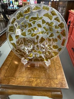 Hand Made Glass Plate