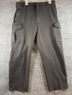 Blauer Black Cargo Pants Size 36 Side Pockets
