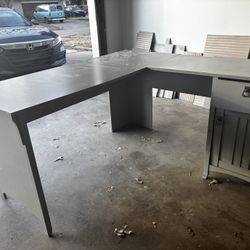 Used Grey Desk