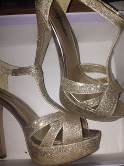 Gold heels