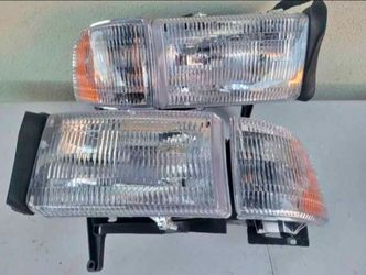 94-02 Dodge Ram Headlights Faros Calaveras Micas