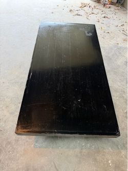 Coffee table black (wood)
