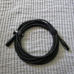 25ft Braided Microphone Cable 