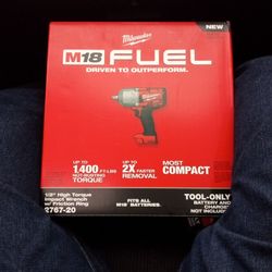 Milwaukee M18 Fuel 1/2" In. High Torque Impact Wrench W/ Friction Ring  (2767-20)