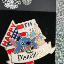 Stitch Happy 4th DLAND RESORT PIN LE 2000