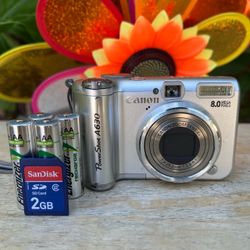 Canon PowerShot A630 AiAF Digital Camera