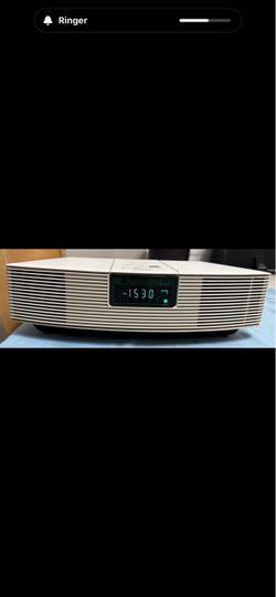 Bose Wave AM/FM Radio AWR1-1W White Aux Input Works Great Tested No Remote