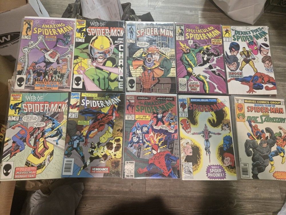 SPIDER-MAN COMIC BOOK LOT OF 50