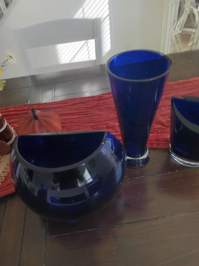 Blue Vases