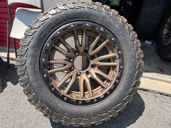 Full set 20” rims 8 lug ford adapted or gmc