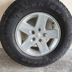 Goodyear Jeep Spare Tire, Jeep Cover, and License Plate Cover