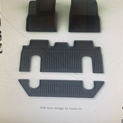Tesla Model X All-weather Interior Liners (6 Seat Set)