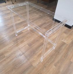 Modern Clear Acrylic Desk / Console Table