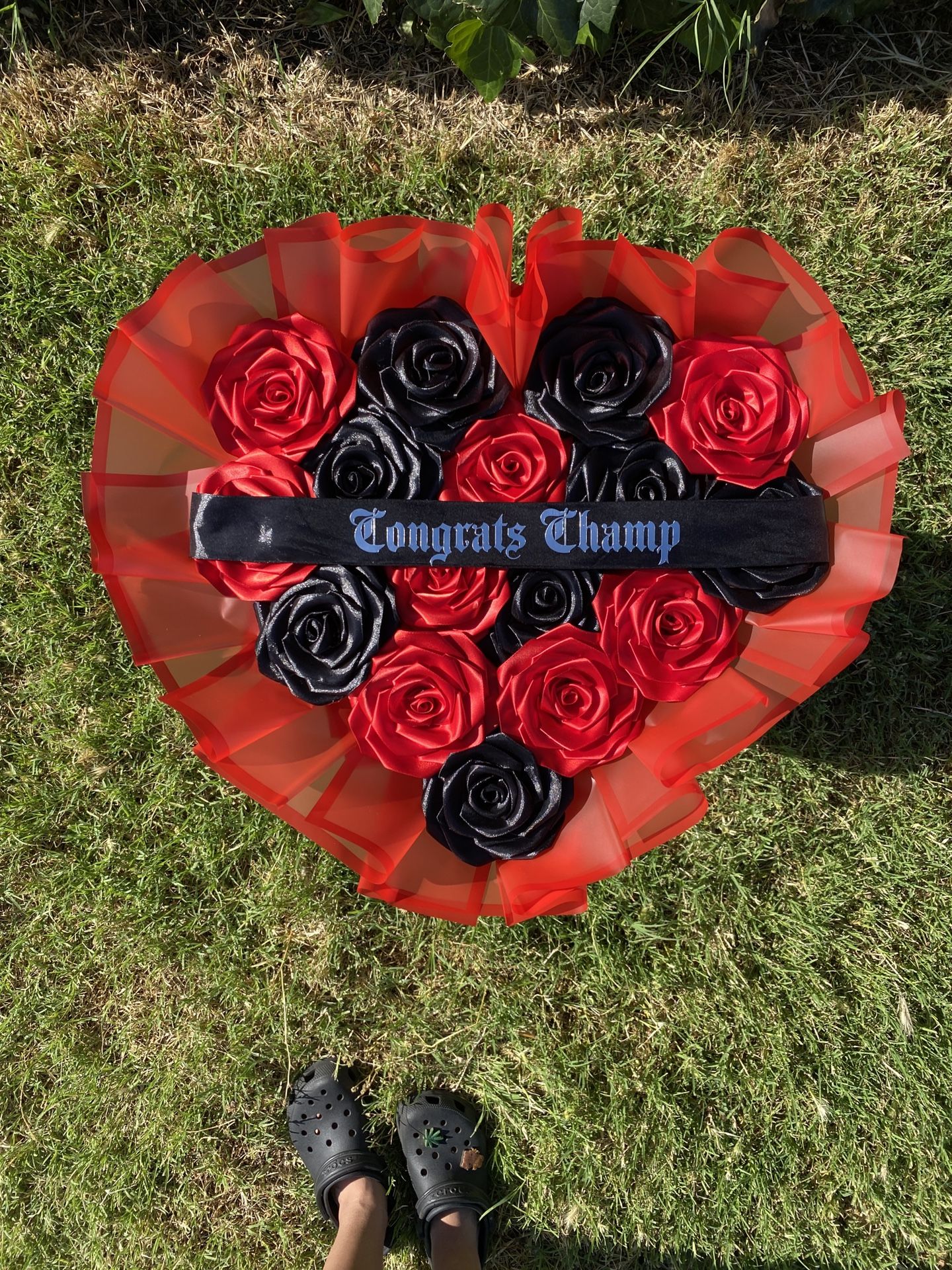 Heart bouquet for boy