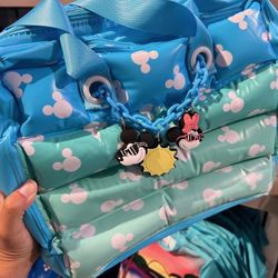 Disney Parks Disneyland Mickey And Minnie Mouse Summer PVC Inflatable Bag NWOT