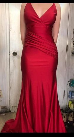 Red Prom / Evening Dress - Size 4